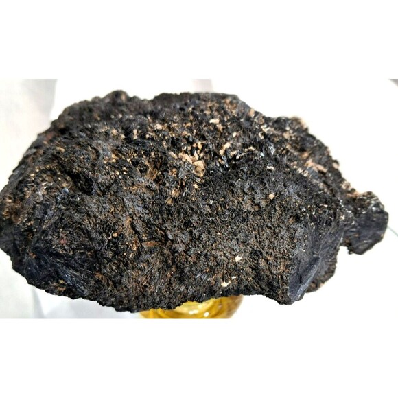 2.14lb 1288g  Rough Black Tourmaline Crystal Mineral Negativity Cleansing Stone - Picture 4 of 13